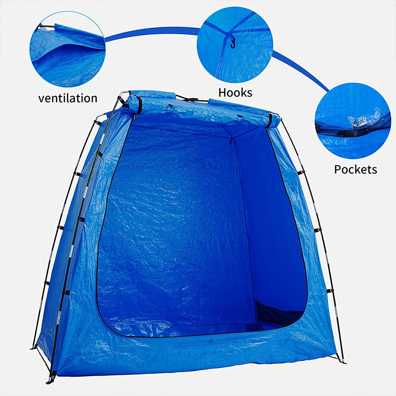 Bike Storage Shed Tent Waterproof Portable Backyard Outdoor Bicycle Yard Stash Shelter