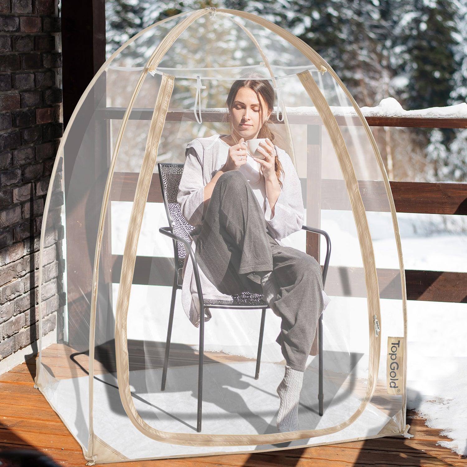 sitting tent TopGold 2 Person Sports Tent, Pop Up Shelter Chair Tent