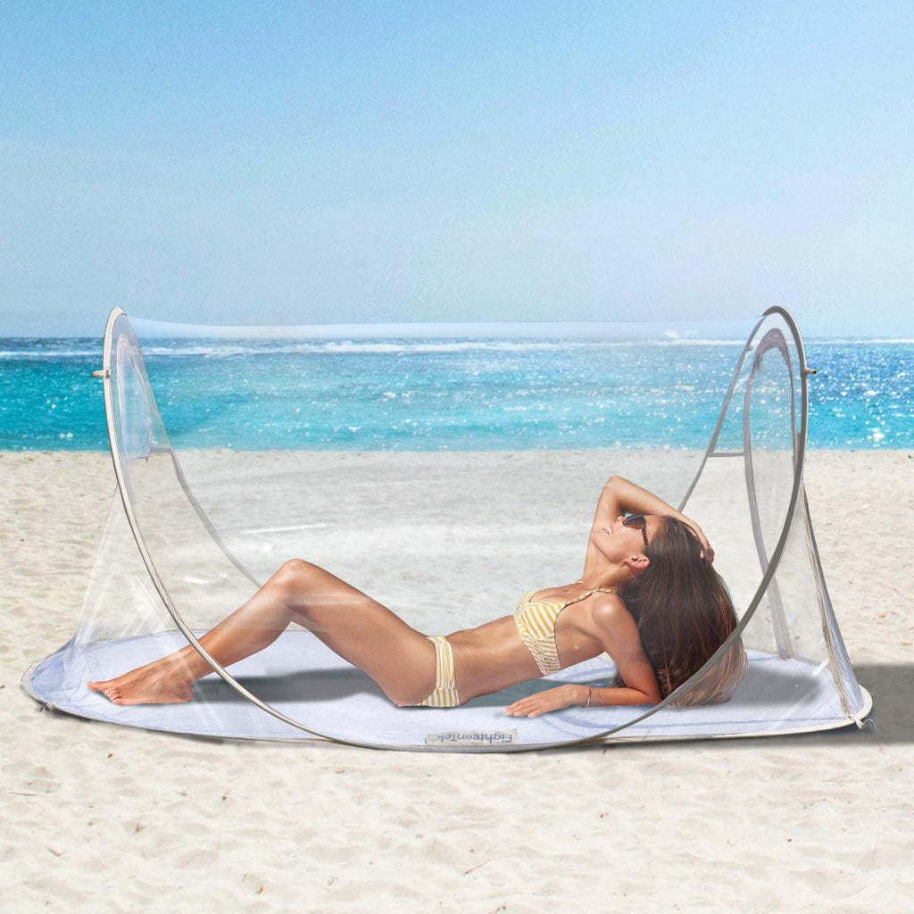 eighteentek clear bubble tent for sun tanning